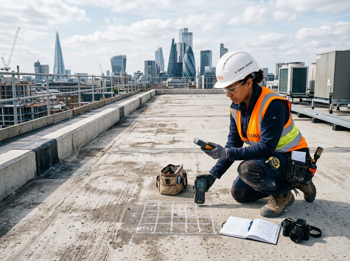 Technical site inspection by Saini Waterproofing